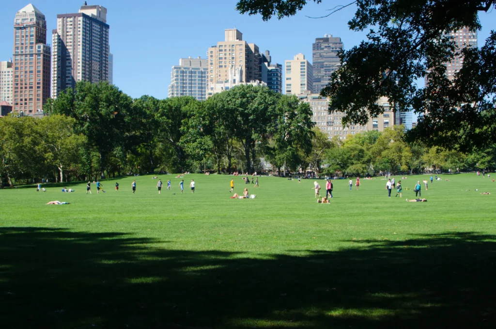 central park mit familie new york