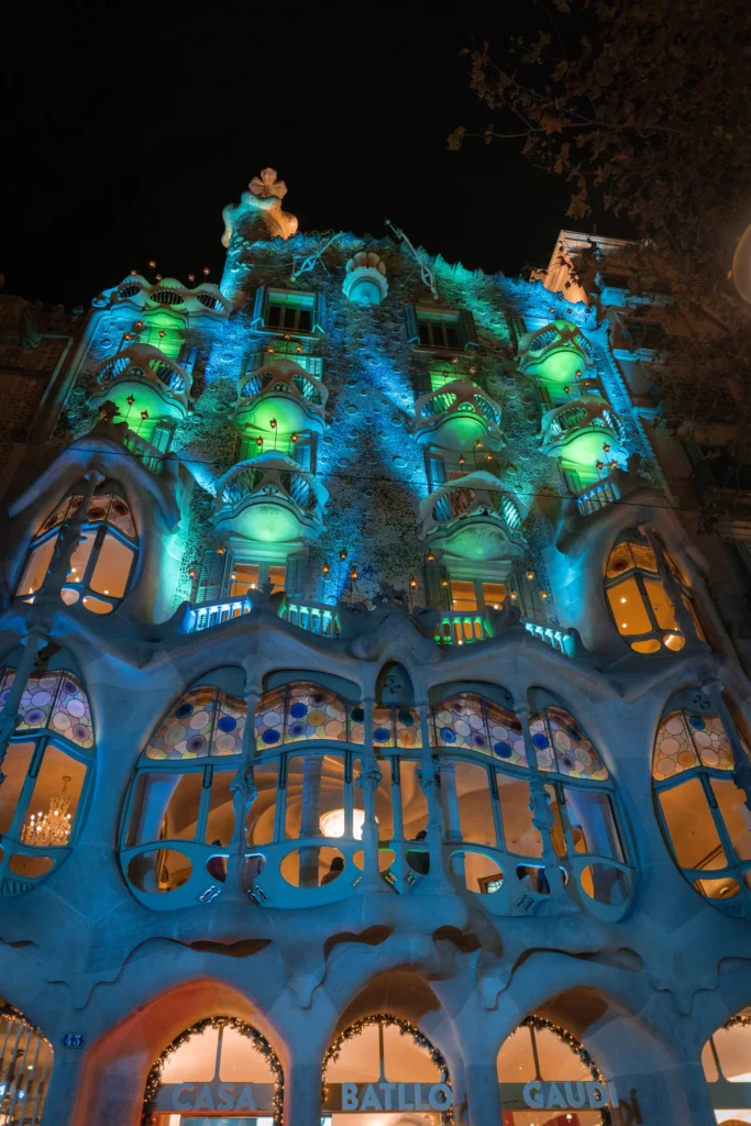 gaudi architektur abend