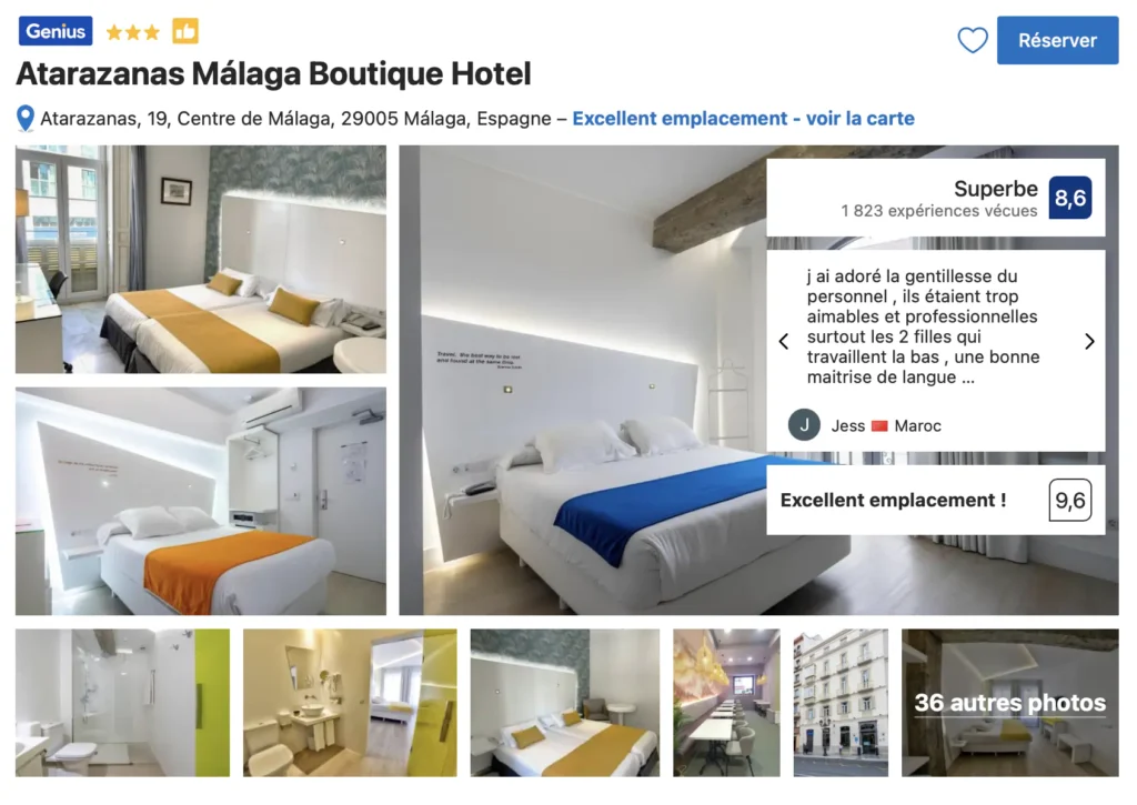 Hotel Malaga in Familie