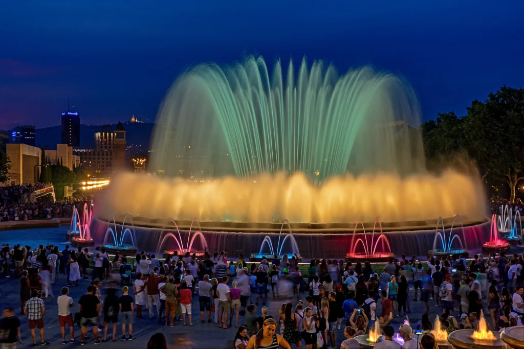 montjuic brunnen