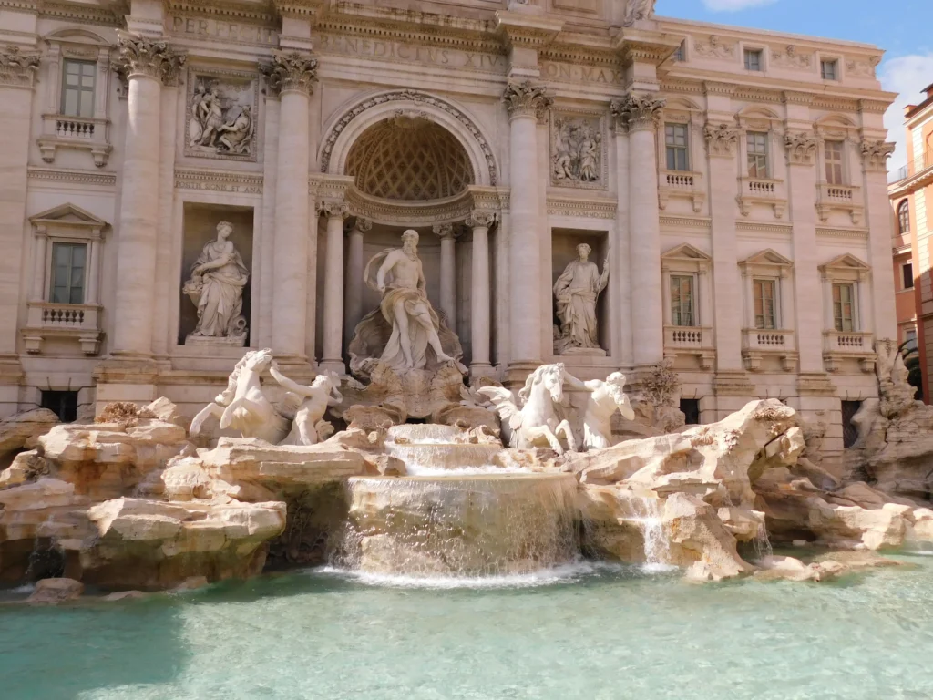 Trevi-Brunnen Rom Familie