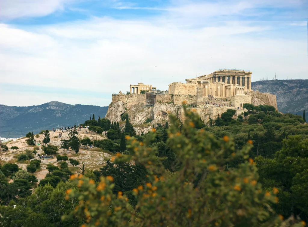 in Athen mit der Familie zu tun